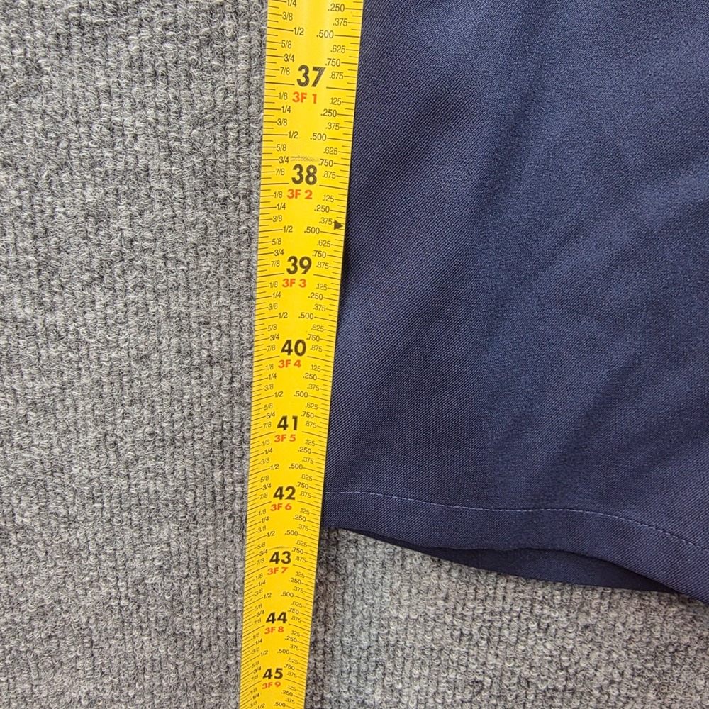 Mizzen Main Mens Navy Blue Dress Pants Flat Front Casual Office Wear Size 40x32 - Picture 7 of 8